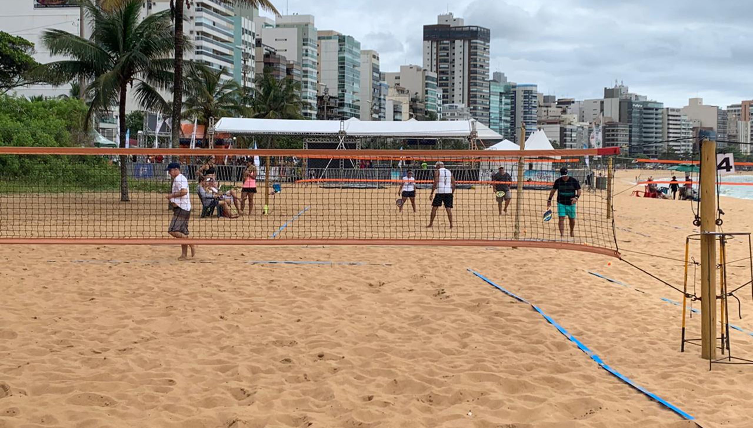 Treinos de Beach Tennis